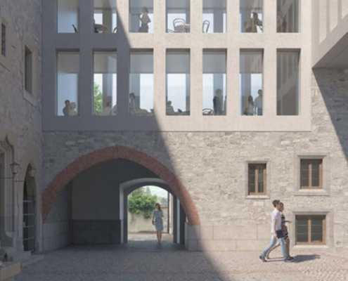 2017 – Projet gagnant, «Not two, not one», Faz Architectes (Genève) & Garcés - de Seta - Bonet arquitectes (Barcelone)