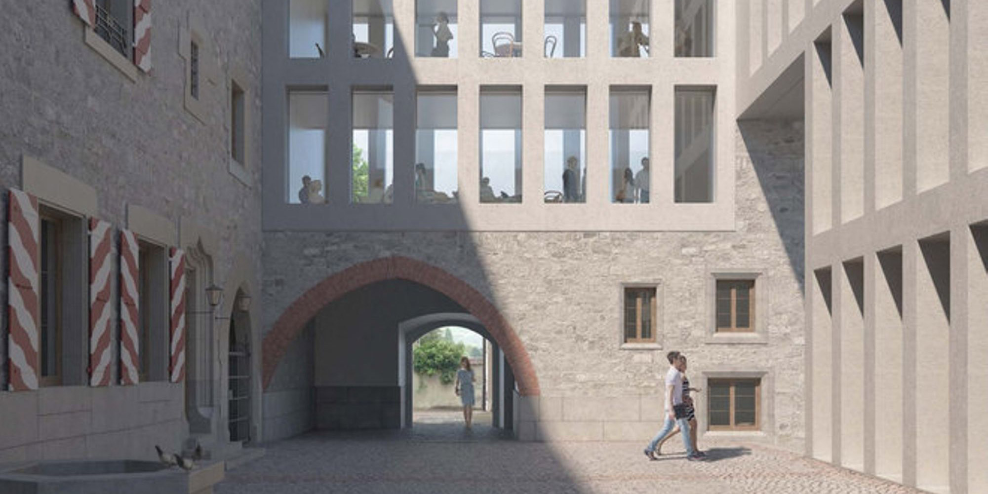 2017 – Projet gagnant, «Not two, not one», Faz Architectes (Genève) & Garcés - de Seta - Bonet arquitectes (Barcelone)