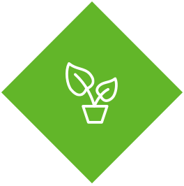 icn_durabilite Icône avec une plante verte